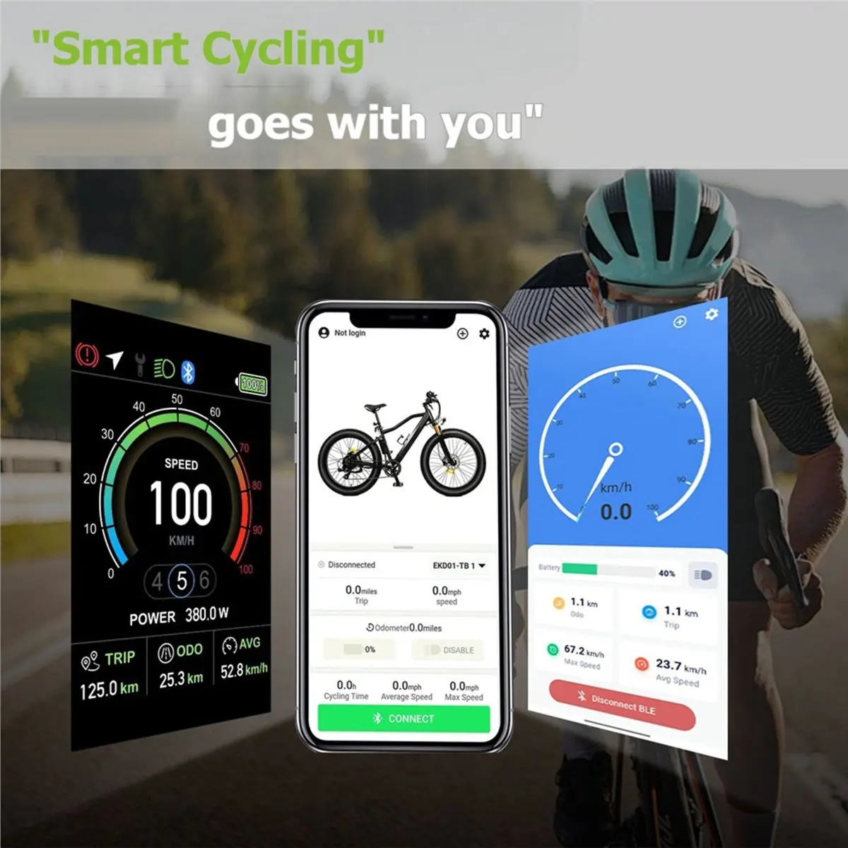 (CLOS) Electric Bike Display VD04 Bluetooth Display for Bafang Motors 5Pin Waterproof EBike Panel Ebike Part UART Protocol