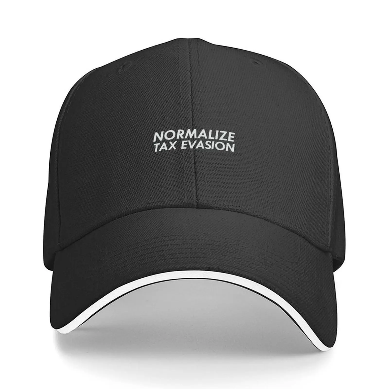 

Normalize Tax Evasion Baseball Cap Hood designer cap derby hat Brand Man cap Luxury Woman Men's