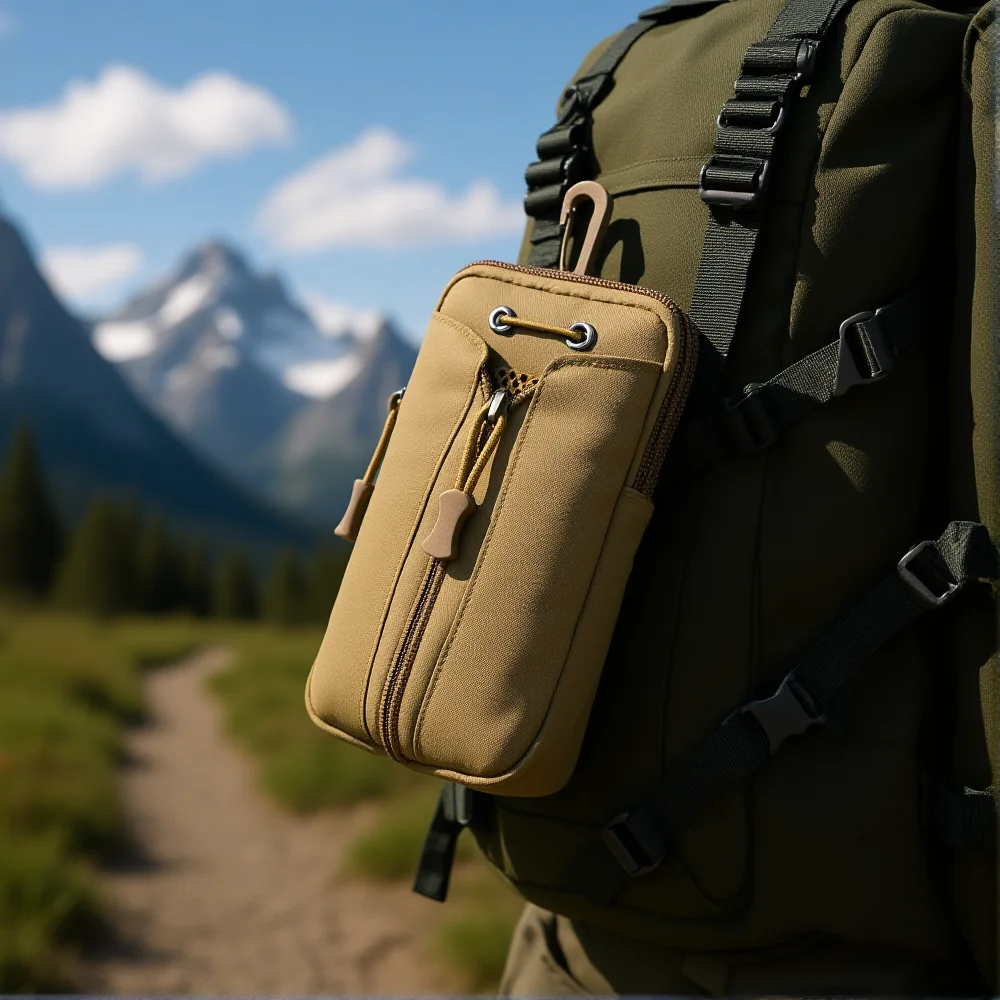 

Новая тактическая бутылка для воды с крючком, дышащий держатель для бутылки с водой на шнурке, многоцелевая износостойкая дорожная уличная сумка