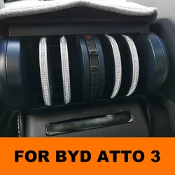 Suitable For Byd Atto 3 2022 2023 Instrument Panel Air Outlet Door Audio Ring Diamond Decorative Stickers Interior Accessories