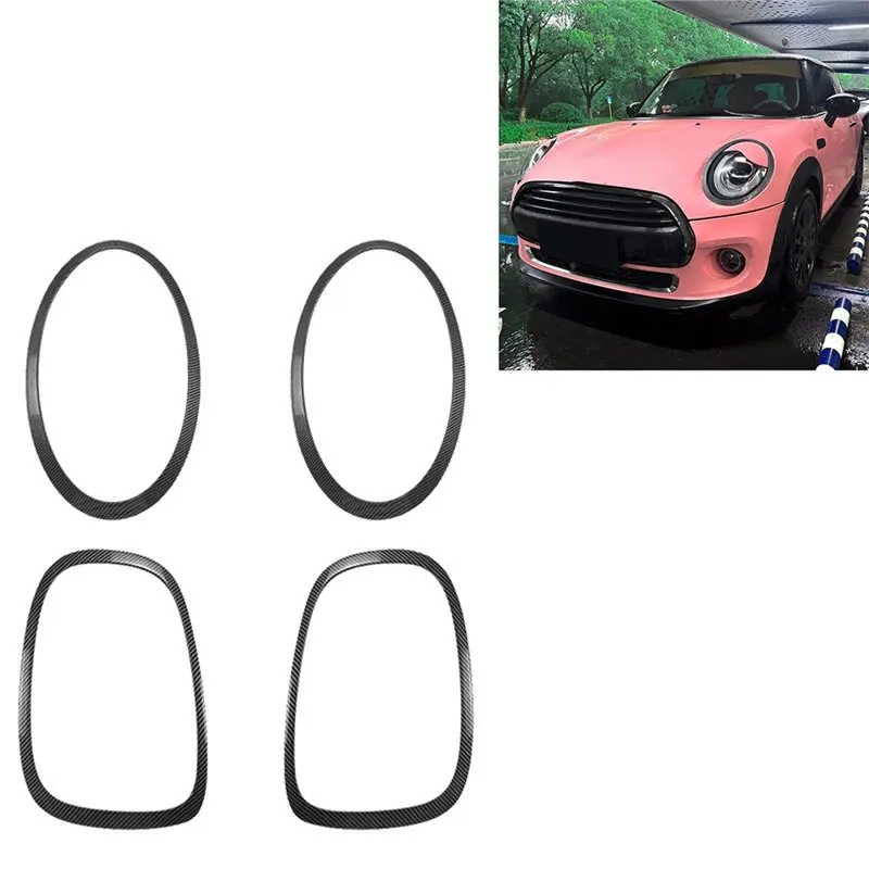 Bezel Trim Ring For Front Headlamp& Tail Light For Mini One Cooper F55 F56 F57 Car Exterior Accessories-T61C