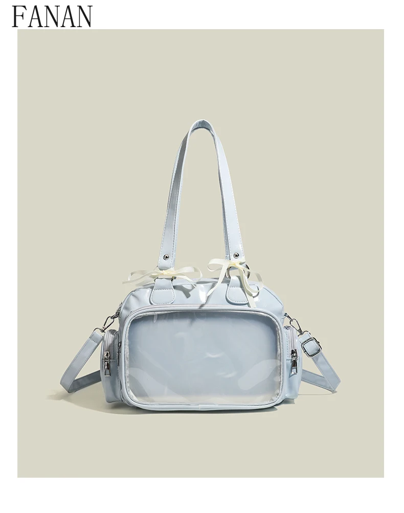 Women's Handbags Japanese Style Sweet Girl Large Capacity Casual Handbag Sweet Cute Elegant 2025 New Lady Shoulder Bags