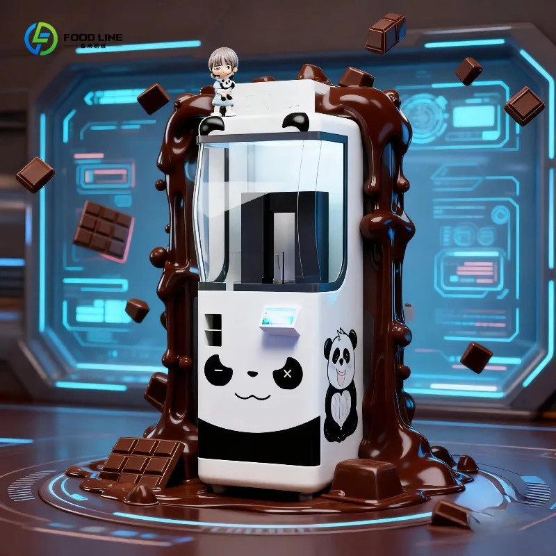 

Коммерческий 3D-автомат для печати шоколада на заказ, с монетоприемником, самообслуживание