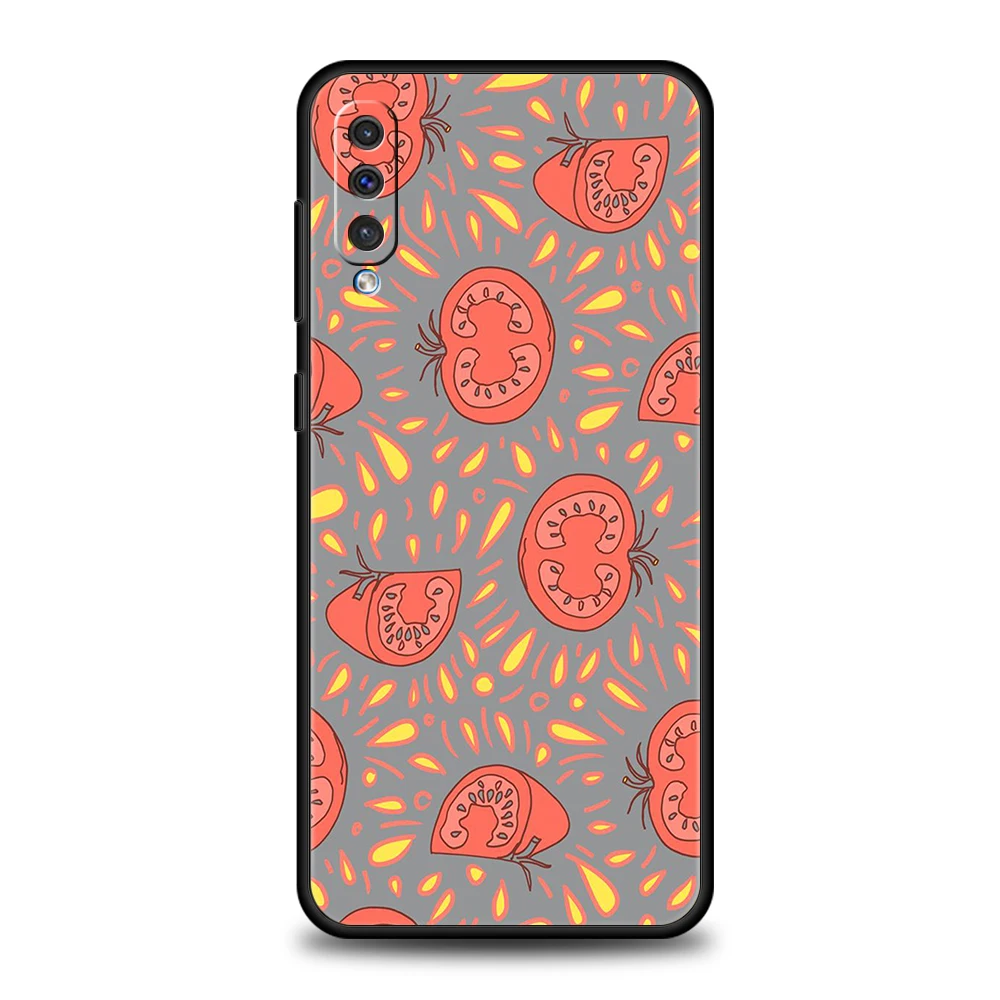 Fruits Tomatoes Pattern Phone Case for Samsung Galaxy A24 A13 A53 A73 A33 A22 A12 5G A02 A03 A70 A50 A10 A20 A30 Silicone Shell