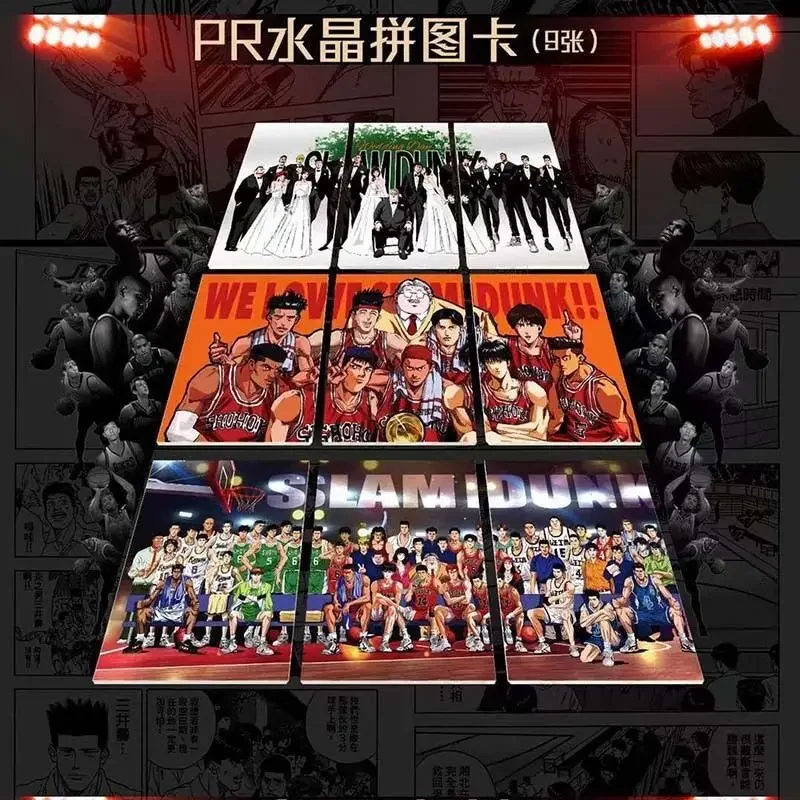 New Anime Slam Dunk Card Signature Card Hot Stamping  MVP Sakuragi Flower Road Anime Rukawa Kaede ZR Christmas Gift