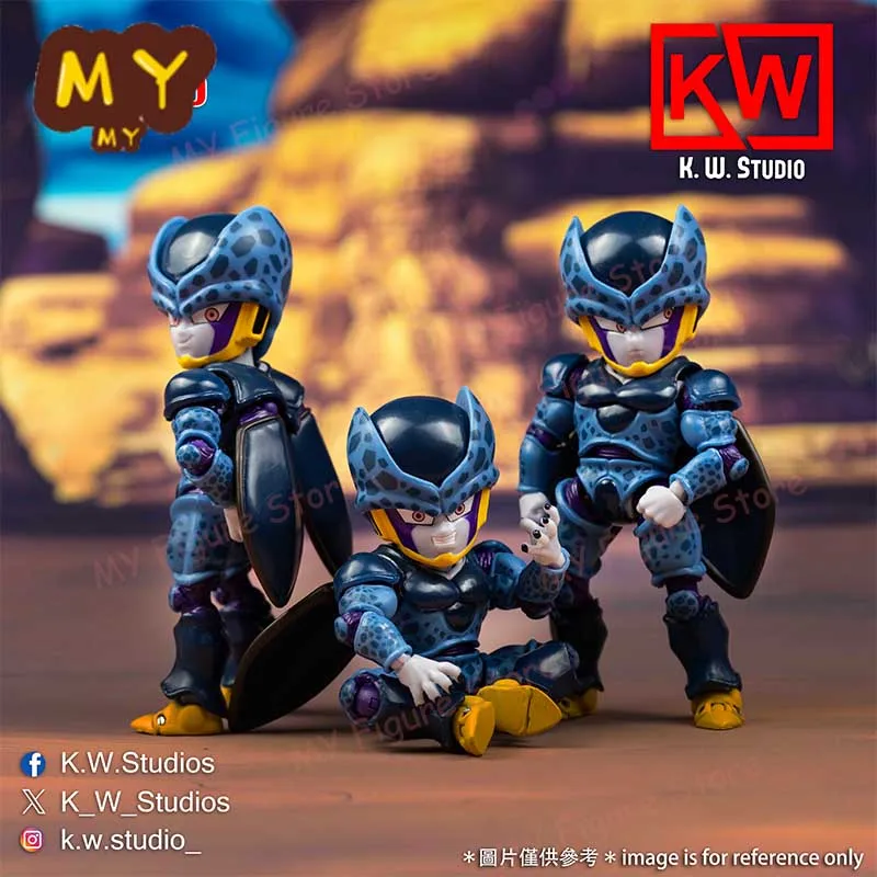 Original KW Studio KW005 KW005P Dragon Ball Cell SHF Tiny Monster Accessories Pack Anime Action Figure Model Toy Kid Gift