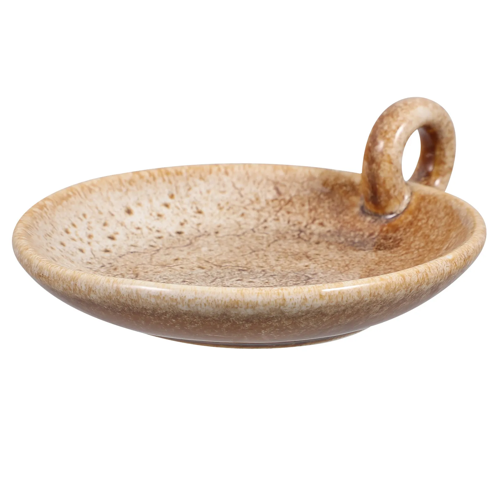 Ceramic Plate Compact Space-Saving Exquisite Structure Decorative Stand Aroma Holder Elegant Home Decor
