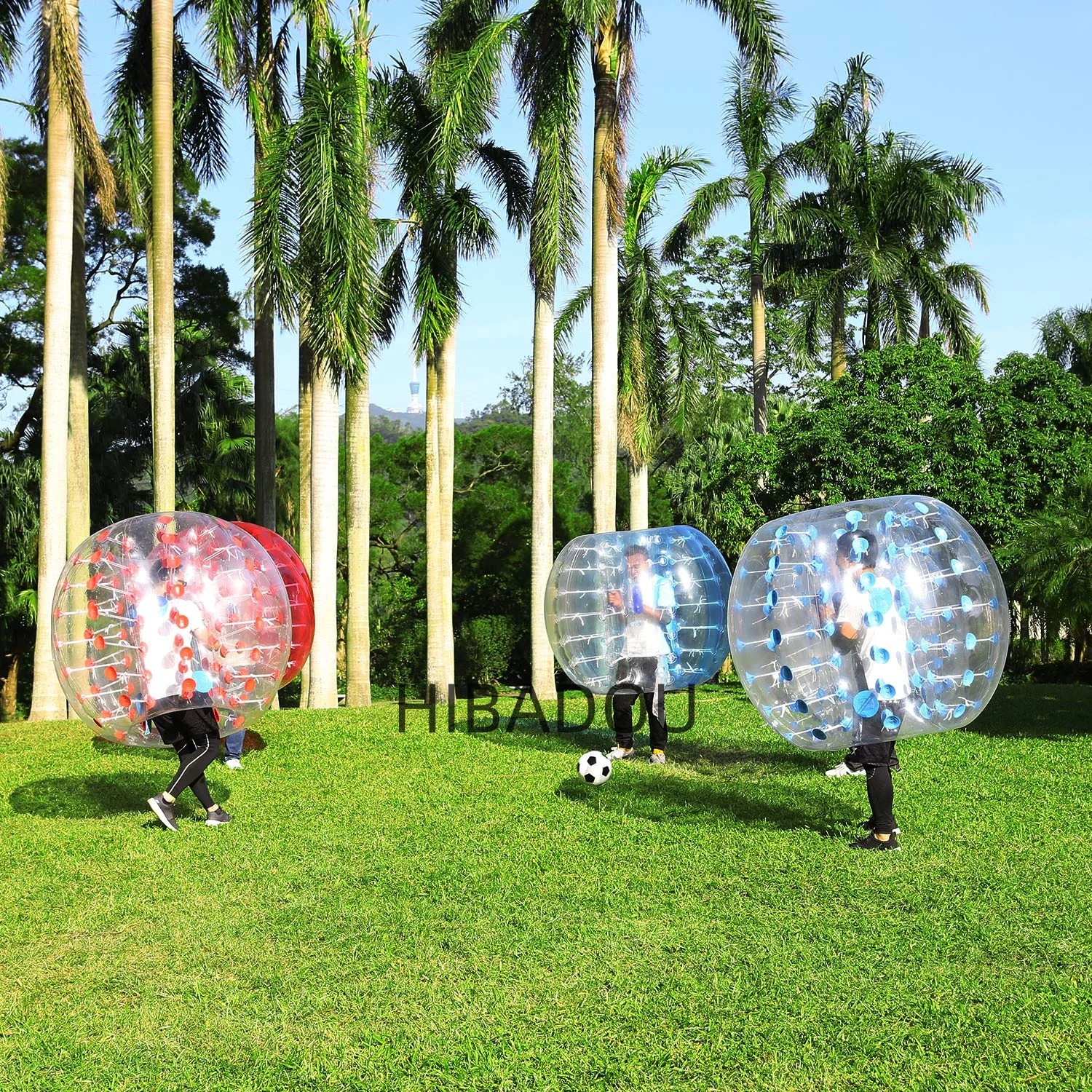 متوفر 1.5 متر مادة بولي يوريثان كرة ممتصة للصدمات قابلة للنفخ كرة قدم قابلة للنفخ كرة قدم ممتص للصدمات كرات كرة قدم للبالغين