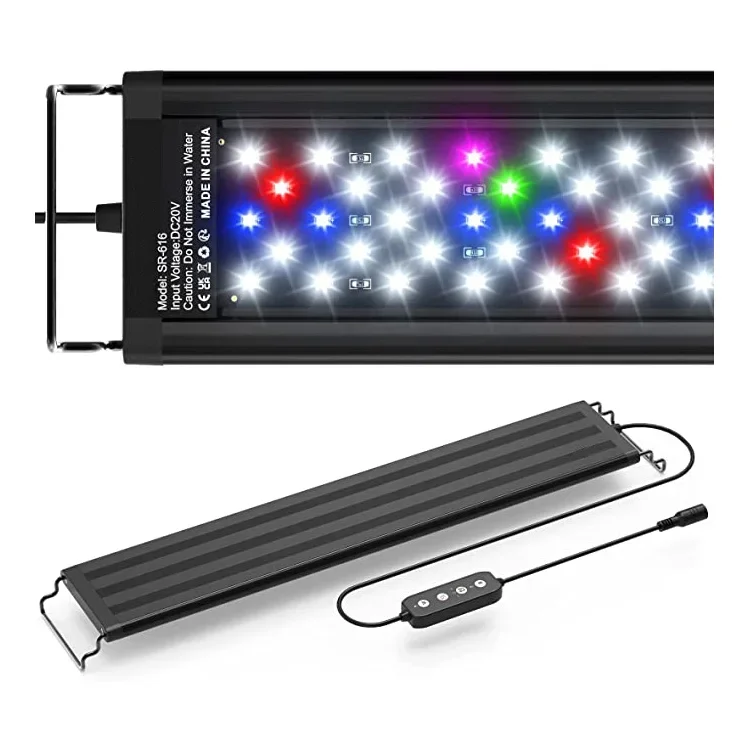 

Nautieye FG-170 full spectrum Super Thin Fish Tank light aquarium led light coral reef light