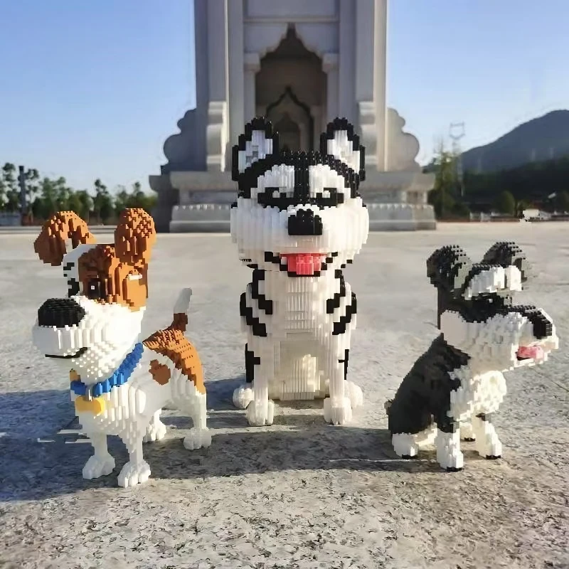 5000 Pcs Pet Dog Building Blocks Holiday and Birthday Gifts Party Games Office Home Furnishings DIY Handmade Assembly Creative in [This Last Word Is Incomplete and Needs Context to Be Fully Translated, but I'Ve Left It as Is.]