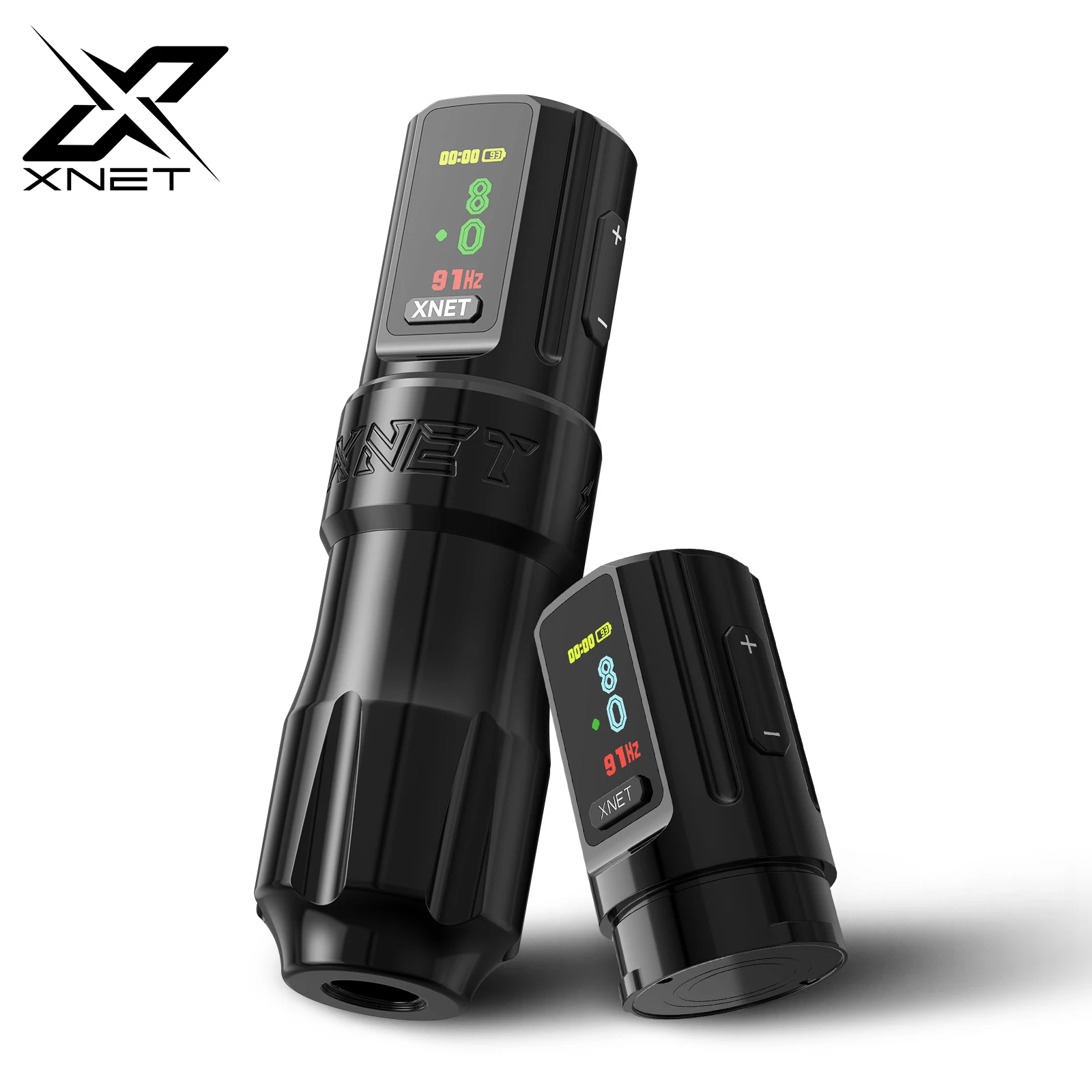 XNET Wilk Max Wireless Tattoo Machine Pen Brushless Motor Straight Drive Bar 2400mAh OLED Display Battery For Tattoo Artist