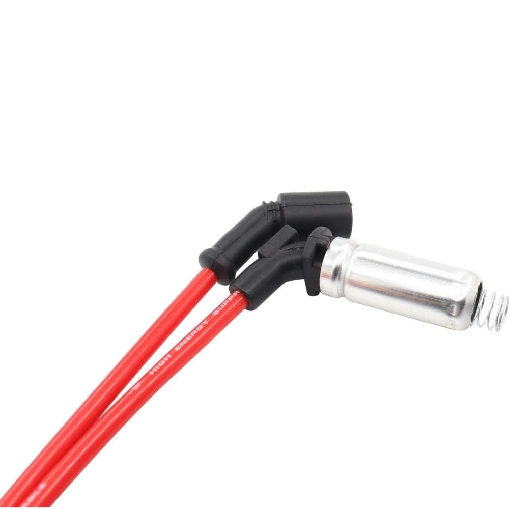 MOVOTOR Red Spark Plug Ignition Wire Set For Chevy GMC Silverado Tahoe Suburban V8 Cadillac Escalade