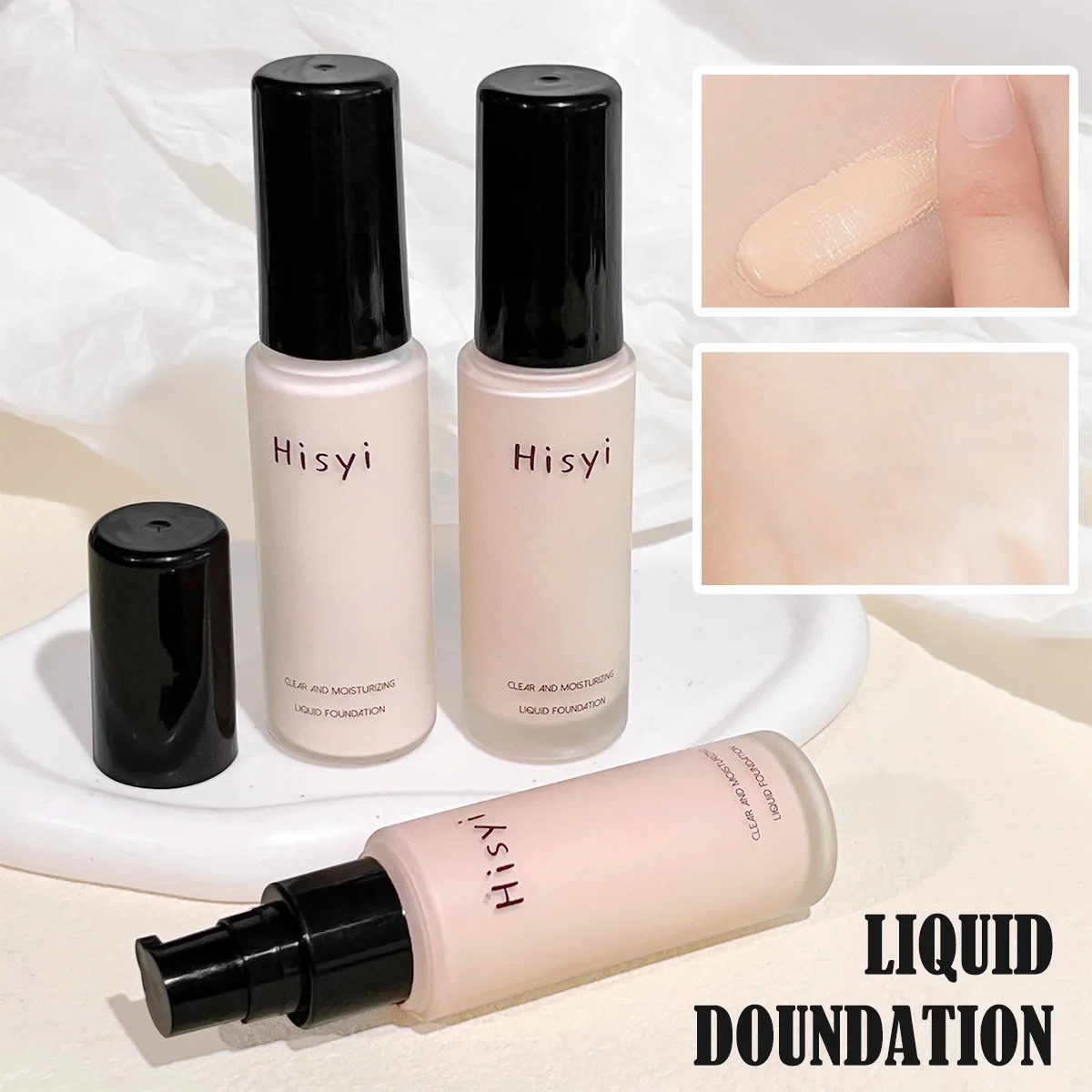 Cream Foundation - Naturally smooth texture, full coverage and long-lasting concealer, long-lasting waterproof for all skin tone