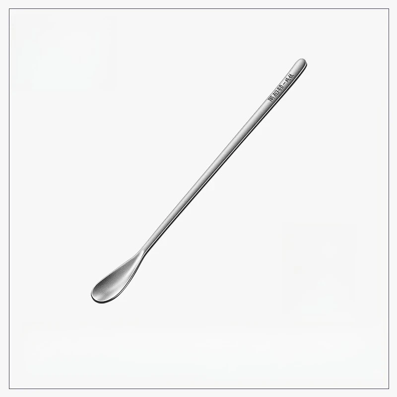 

LTT pure titanium stirring spoon household long handle coffee spoon milk tea stirring stick