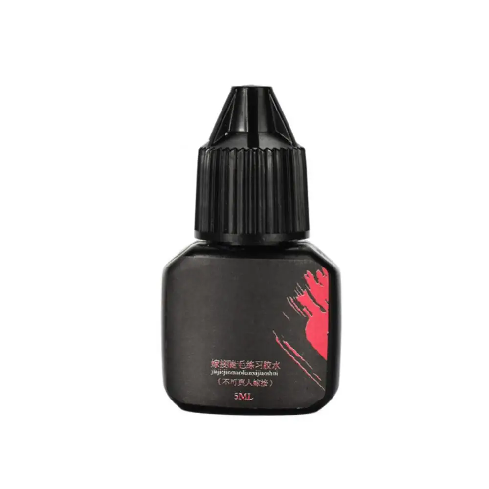 Pegamento para extensiones de pestañas, herramienta de maquillaje de secado rápido, adhesivo negro de retención, 1-3 segundos, 5ml