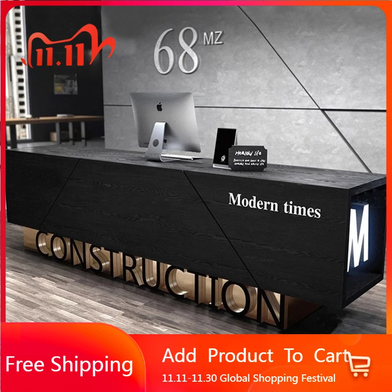 

Design Company Reception Desks Modern Shop Beauty Bar Luxury Restaurant Reception Desks Organizers Mostrador Lounge Furniture