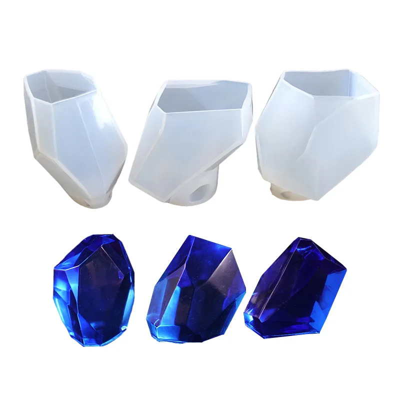 DIY Irregular Stone Ornaments Silicone Mold for Table Decorations And Jewelry Making - Unique Sectional Design