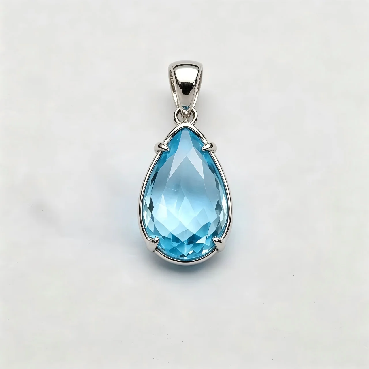 Factory Wholesale 100% Real Natural Pear Shape Sky Blue Topaz Gemstone Loose Gems Diy Material for Jewelry