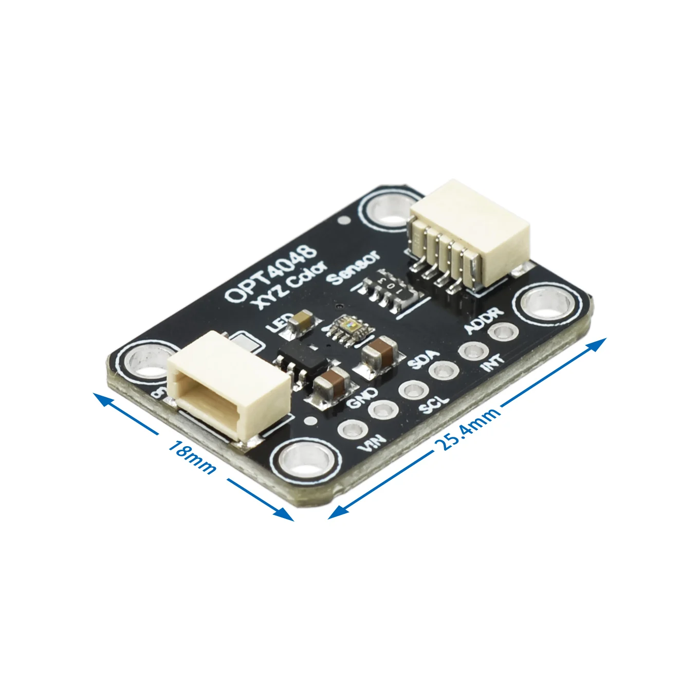 OPT4048 Tri-Stimulus XYZ Color Sensor And Lux Sensor Three-Color XYZ Sensor for Color Measurement And Lighting Detection