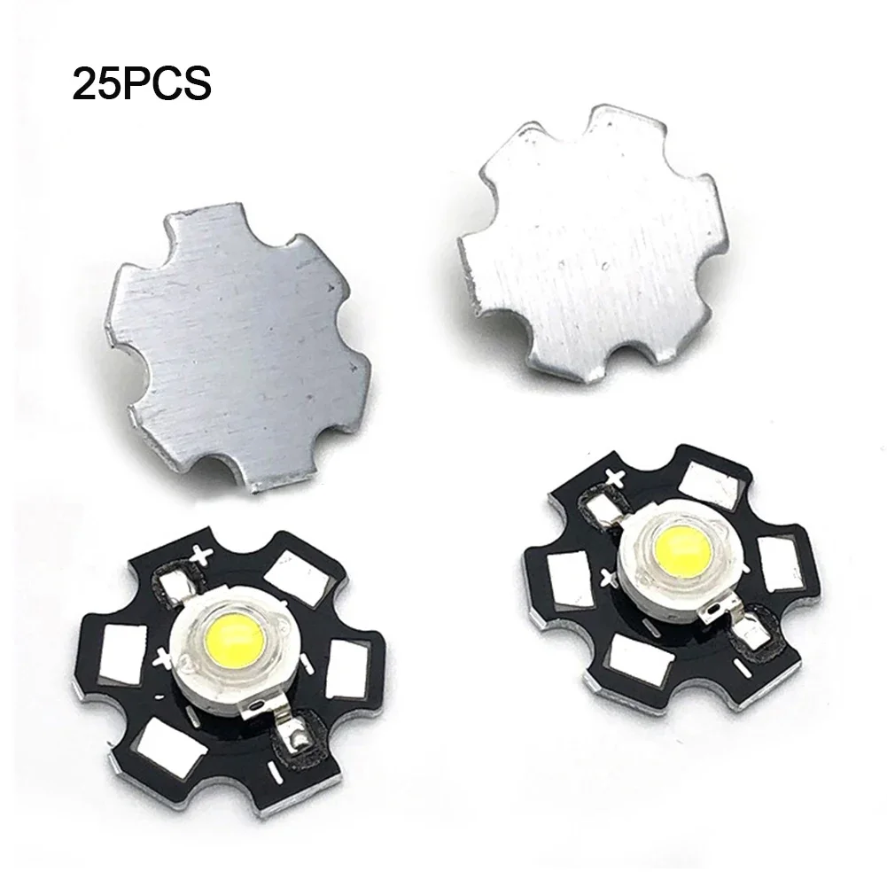 Imagem -05 - Potência Led Lâmpada Chip Beads 200lm Fonte de Luz Brilho Luminárias Floodlight 1w 5v 25 Pcs Alta