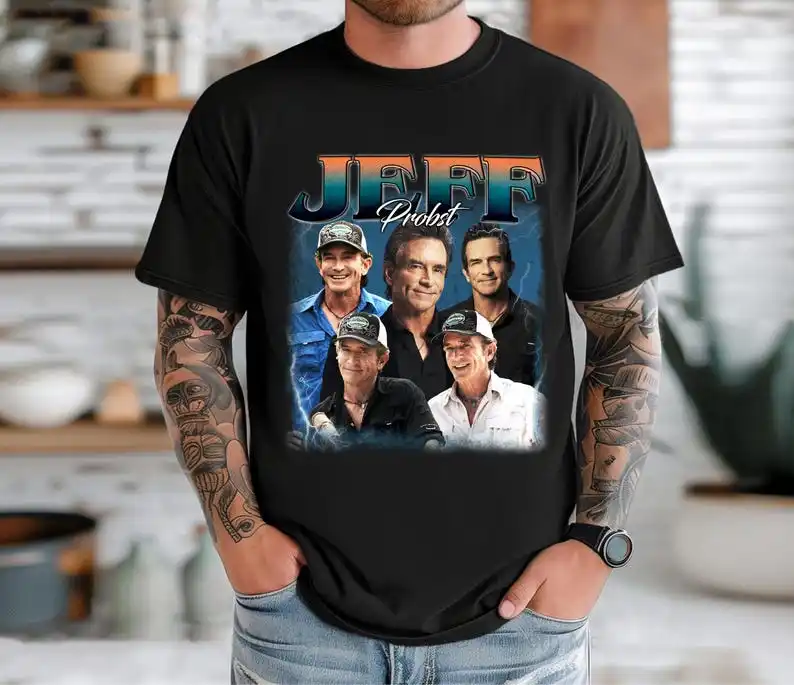 Jeff Probst T-Shirt, Jeff Probst Presenter TV Producer Shirt, Vintage Shirt, Birthday Gifts