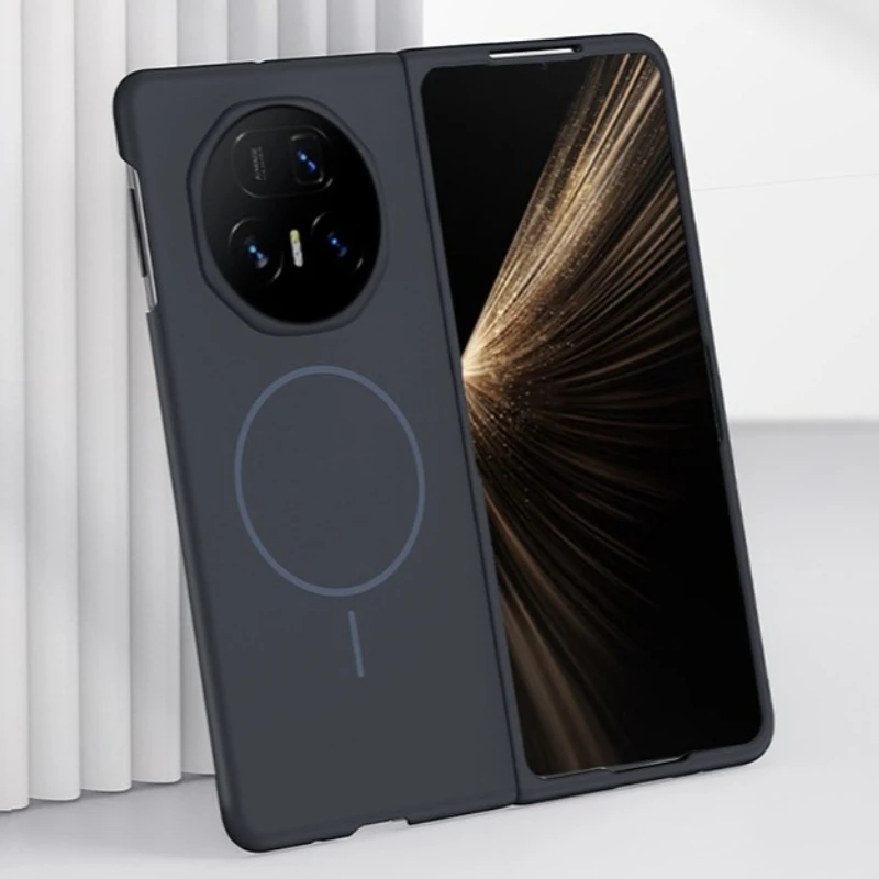 الجلد يشعر المغناطيسي شحن لاسلكي جراب هاتف ل الشرف ماجيك V2 V3 V5 VS2 VS3 ل Magsafe رقيقة جدا PC للصدمات الغطاء الخلفي #2