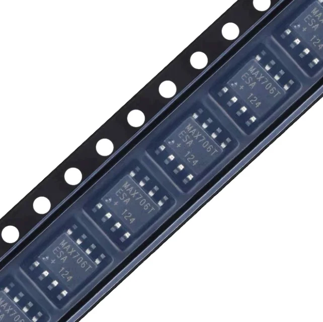 5-100pcs MAX706TESA + T MAX706TESA MAX706 SOIC8 MPU Supervisor 100% novo e original
