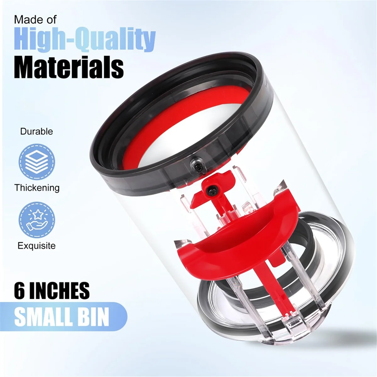 

Vacuum Cleaner Accessories Dust Bin+HEPA Filter Replacement for V10 SV12 Cordless Vacuum Cleaner Canister/Dust