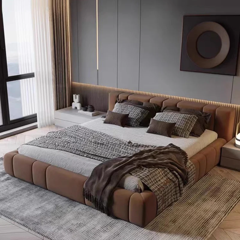 

Organizer Bedroom Bed, Queen Size Multifuncion Design, King Upholstered Frames Luxury Mattress