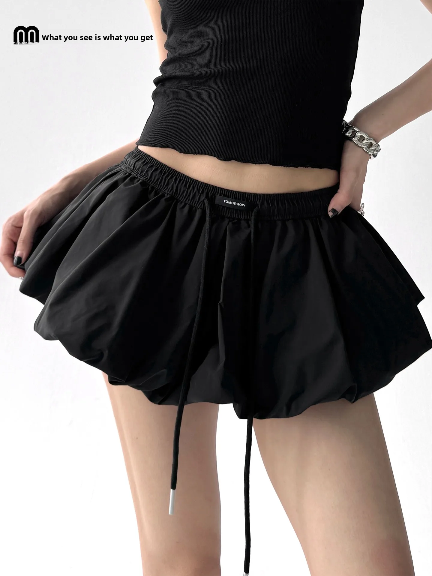 

Bla Flared A-Line Skirt Women Summer 2025 New High Waist Slimming f Skirt Sexy Girl ort Skirt Casual Sle