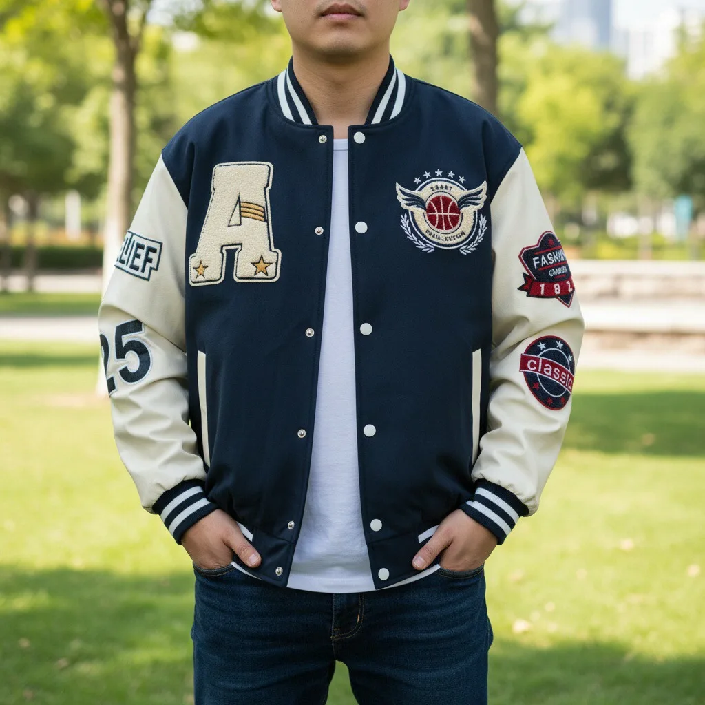 COMXZ رجل البيسبول سترة ربيع الخريف الشارع الهيب هوب يندبروف الدافئة عادية فضفاضة تناسب تيشرت رياضي سترة ملابس خارجية الموضة