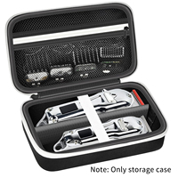 Case Compatible with Ufree/for AngFan/for Suprent/for GLAKER/for Romanda Professional Hair Clippers, Beard Trimmer Grooming Bag