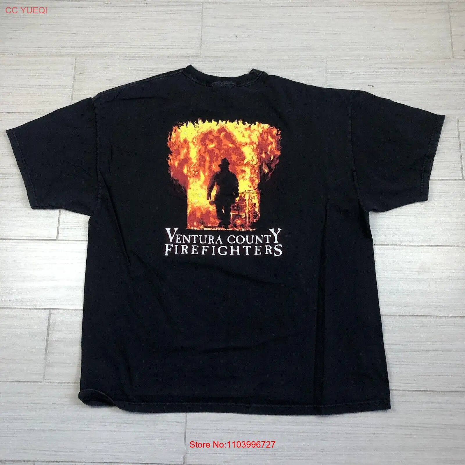 vintage Ventura county fireighters t shirt size XXLARGE