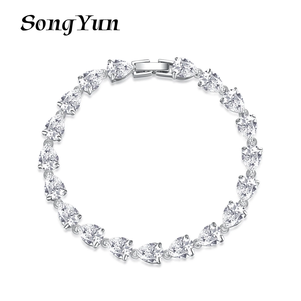 

Ювелирный бренд SongYun MHT: Новый модный браслет в корейском стиле с цирконами и полным покрытием из искусственных бриллиантов для женщин