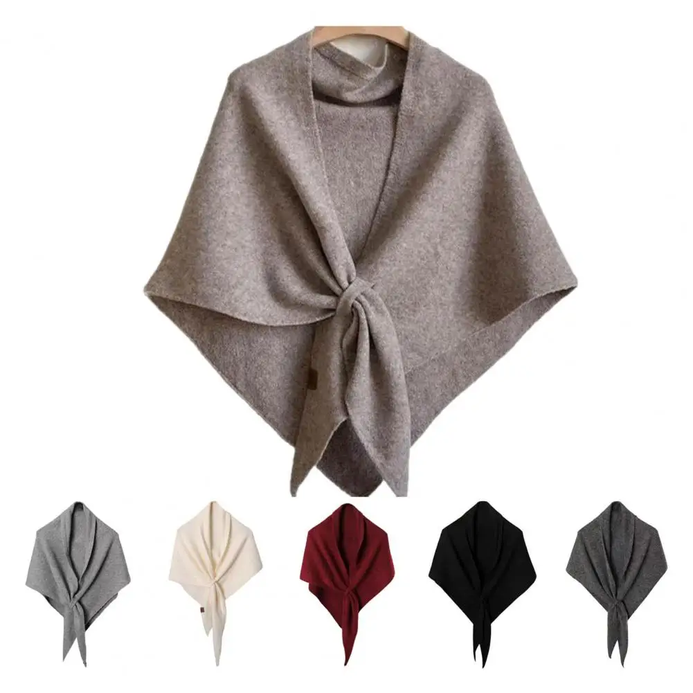 

Женская шаль ярких цветов, шарф, элегантная женская вязаная шаль, кардиган, накидка из шерсти, кашемировая смесь, стильная для комфорта