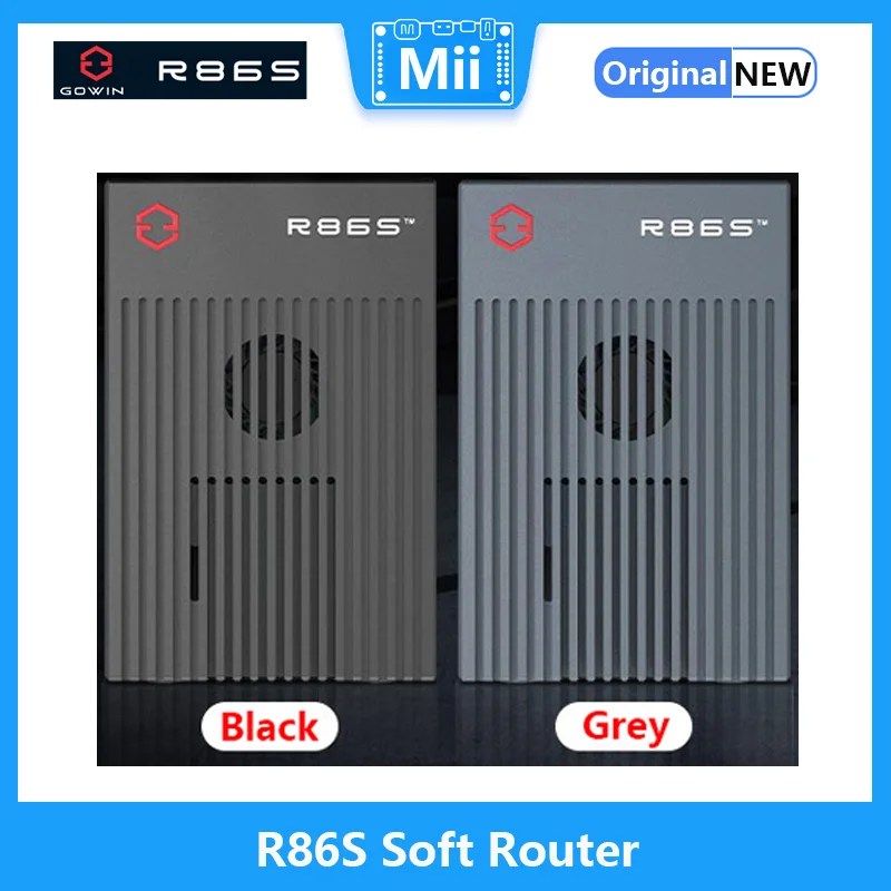 2024 R86S Soft Routing Multi-net port, Intel mini host N5105 N6005 8GB/16GB/32GB 10 Gigabit fiber port 2.5G