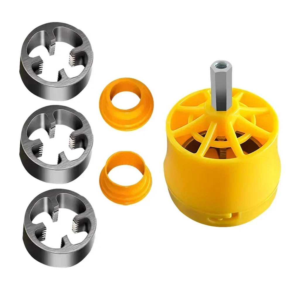 

Комплект нарезки для труб 1/2 дюйма 3/4 в 1 дюйм, штампы для труб PPR, открывалка для внутренней резьбы для труб из ПВХ, пластиковых труб, сантехнический инструмент