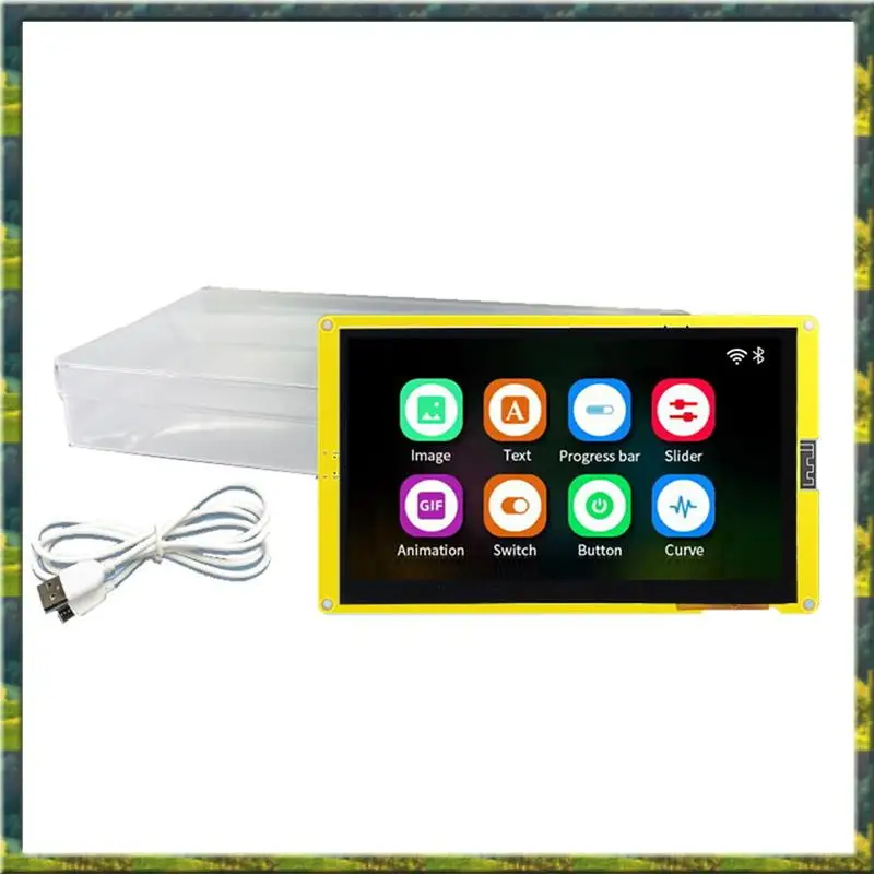 ABGZ ESP32-S3 Flash Smart Display MCU WIFI Bluetooth Module 7-Inch 800X480 TN HMI 8M PSRAM 16M (With Touch)