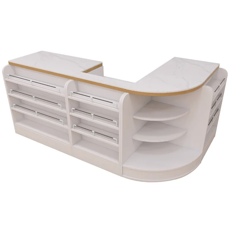 Supermarket cash register, simple display cabinet, cigarette cabinet, wine cabinet, integrated small counter