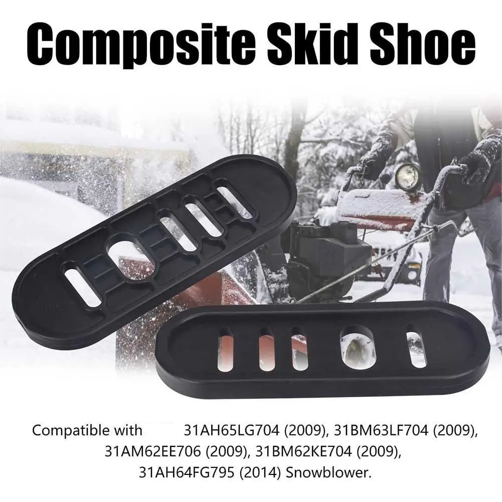 Replacement Slide Shoes 490-241-0010 for 2 Stage and 3 Stage Snow Throwers Duty Design for Smooth Operation Replacement