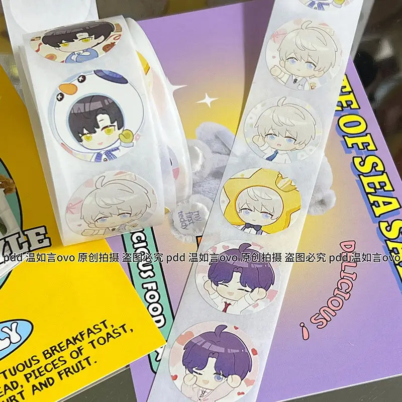 Love and Deepspace Tape Sticker Xavier Zayne Rafayel Game Goods Sealing Sticker Cute IPAD Phone Case Decor Student Stationery