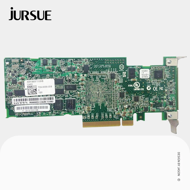 Imagem -05 - Adaptec-placa Controladora Raid Asr6805t Portas Pci-e 512mb de Cache Sas Sata Expansor