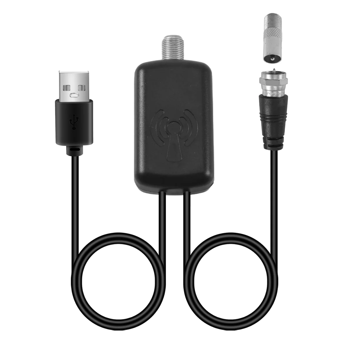 ABSQ-TV 디지털 HD TV 안테나, 실내 디지털 HDTV 안테나, 강력한 지지대, 50 마일 범위 증폭, 4K 1080P