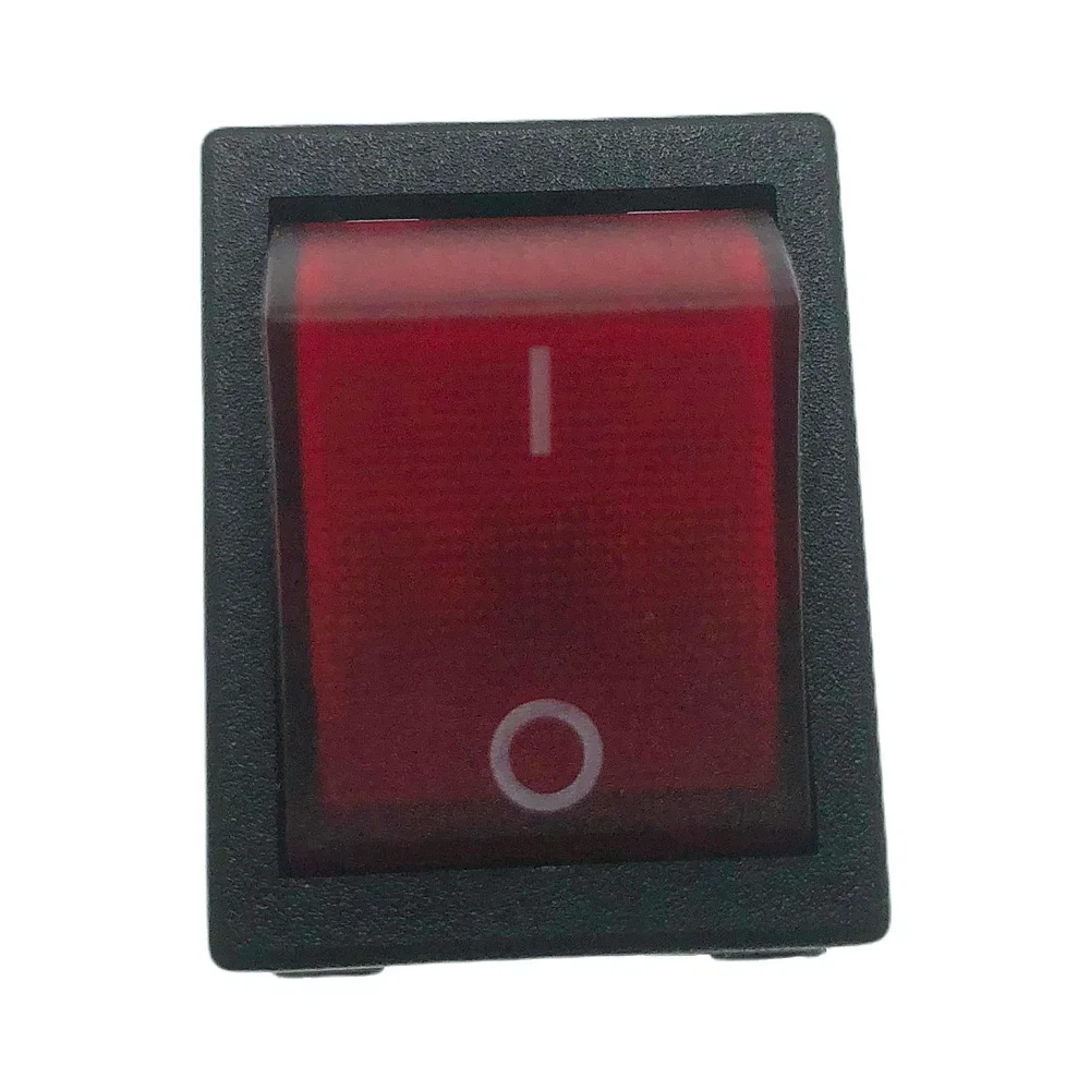 4 Pin Rocker Switch Canal R Series Red Illuminated Double Pole 20A 16A