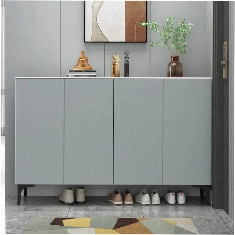 Dust Proof Wooden Shoe Cabinet Modern Entrance Designer Luxury Shoe Rack Organizer Home Szafka Na Buty Furniture Living Room