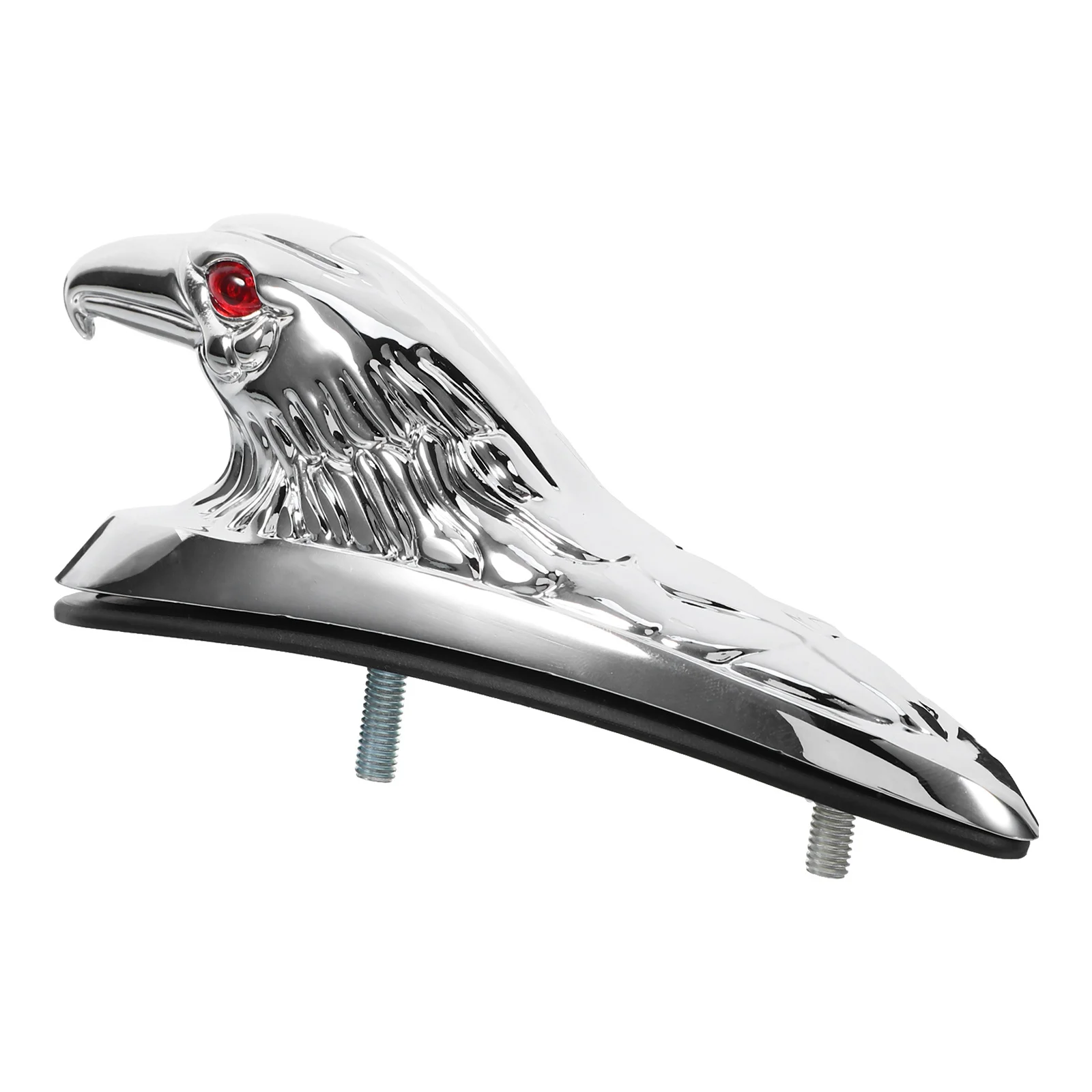 

Motorcycle Front Mudguard Decoration Eagle Head Metal Ornament Universal Stylish Weather Resistant Bike Accessory