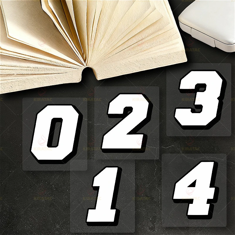 1 قطعة ملصقات دراجة نارية بيضاء عدد مقاوم للماء DIY بها بنفسك دراجة نارية Fairings الخوذ نوافذ السيارات الدراجات البخارية شارات الفينيل العالمية