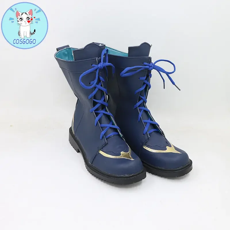 Vtuber NIJISANJI Hololive Enna Alouette Cosplay Shoes Boots for Costume Halloween Women Lolita Dress Anime Game Shoes