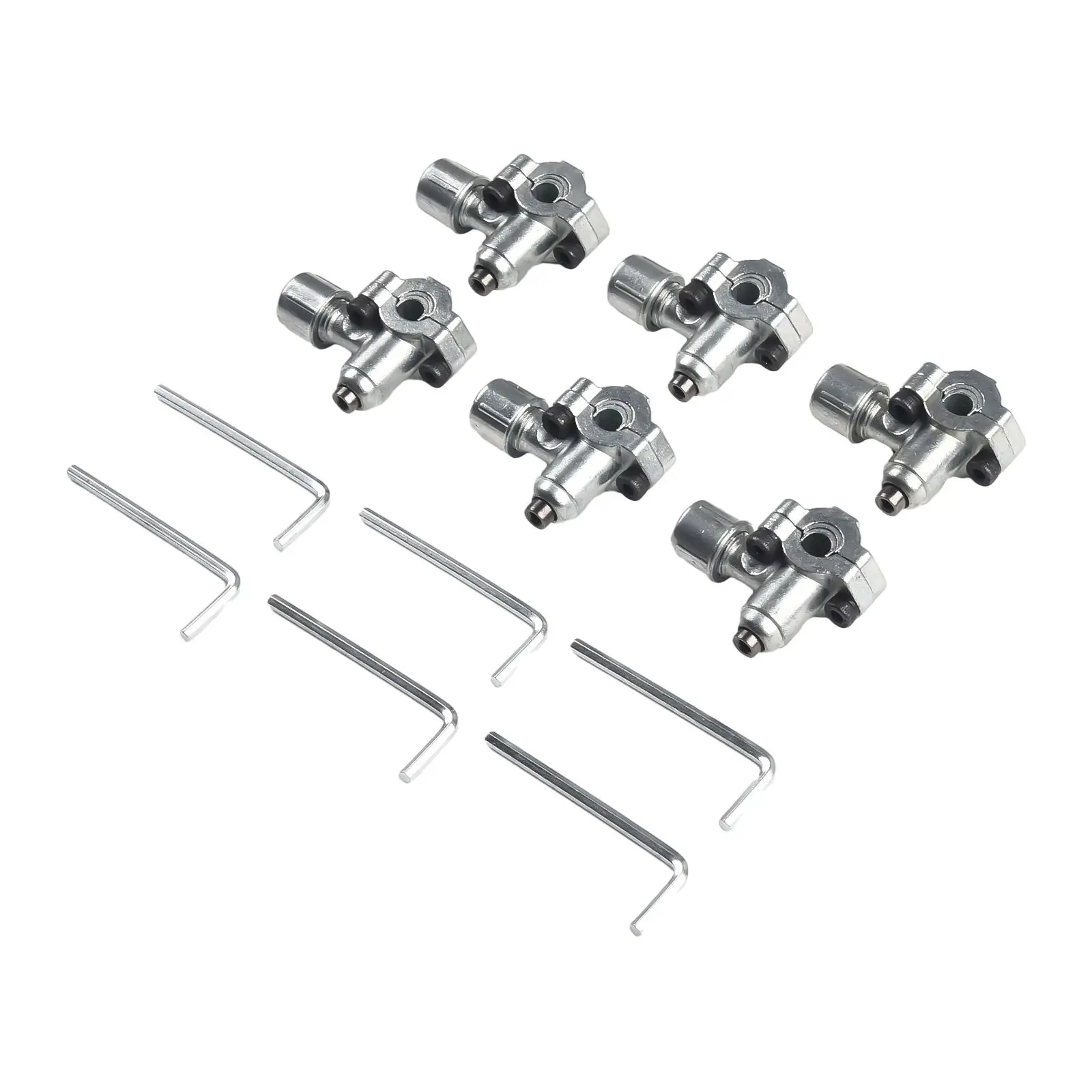 6PCS BPV-31 Piercing Valve Line Tap Valve Kits For 1/4 Inch 5/16 Inch 3/8 Inch Outer Diameter Pipe Replace For HVAC