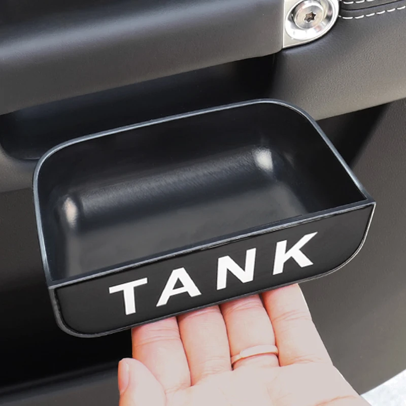 4Pcs For GWM Tank 300 21-25 Car Door Handle Storage Box Front Rear Door Pull Interior Accessories - Image 4